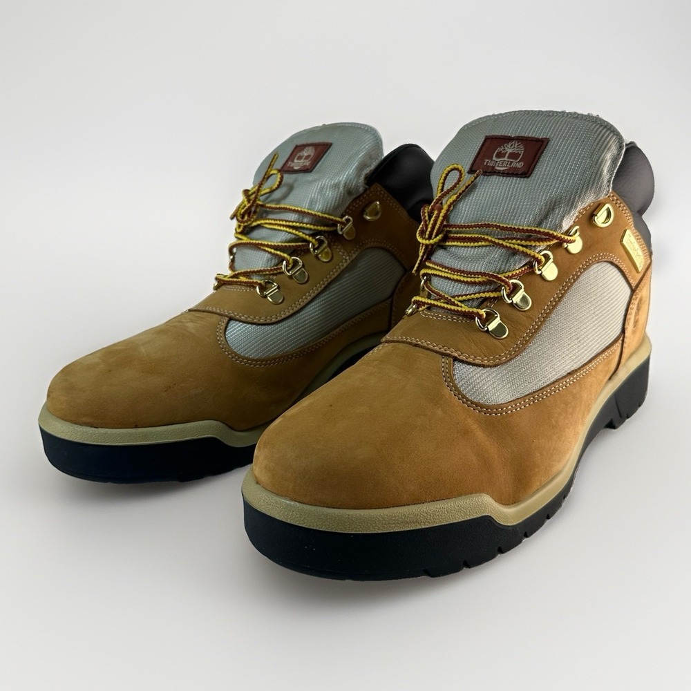 Timberland Field Boot Waterproof Wheat Nubuck Men's 13 TB0A18RI231 New Box